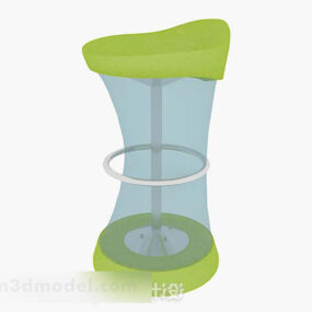 Personality Simple Green Barstol 3d model