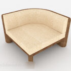 Canapé simple en bois simple personnalité