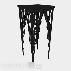 Modernismus vyřezávaný 3D model vysoké stoličky