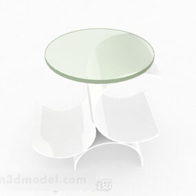 Glas sofabordsmøbel V2 3d model