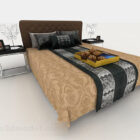 Nábytek domácí hnědá manželská postel