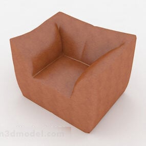Simple Home Single Sofa V1 3d model