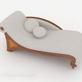 Modernism Simple Lounge Chair 3d model