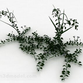 Ivy Plant Climbing On Tree 3d model