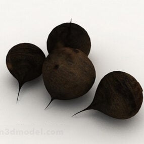 نموذج الفاكهة النباتية ثلاثي الأبعاد