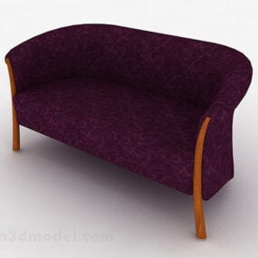 Purple Love Sofa 3d-modell