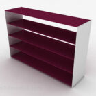 Purple Minimalist Home Wall Cabinet