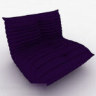 Purple Fabric Tatami Cushion Furniture