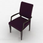 Purple Wooden Home Chair