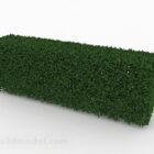 مستطيل تصميم العشب الأخضر