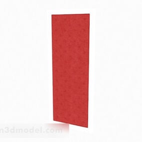 Mô hình 3d túi mềm đầu giường màu đỏ