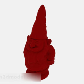 Bauble de vilão vermelho dos desenhos animados Modelo 3D