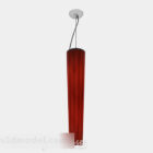 Red chandelier 3d model