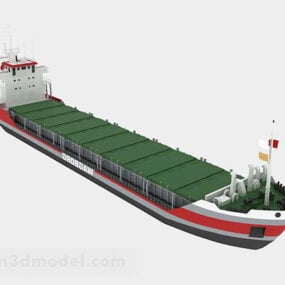 Modello 3d della nave da carico marittima