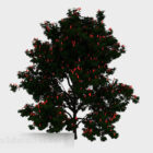赤い果樹