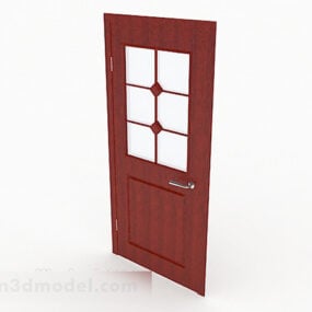 3D-Modell der roten Zimmertür
