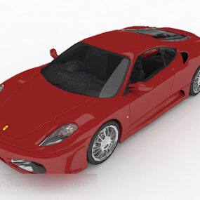 赤いスポーツカー V1 3Dモデル