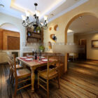 Home Wooden Dinning Rom Interior