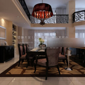 House Dinning Room Interior 3d model