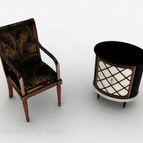 Retro Home Chair Design 3d model