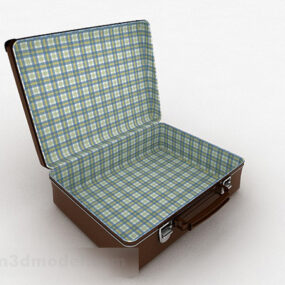 Retro Luggage Suitcase Furniture Design 3d model