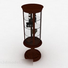 Round Display Cabinet 3d model