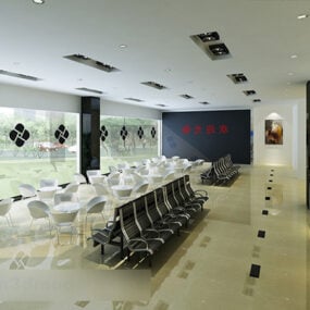 Model 3d Interior Gedung Pameran Gedhe Shopping Mall