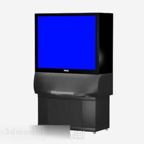 Yksinkertainen Tv Tower Box 3D-malli