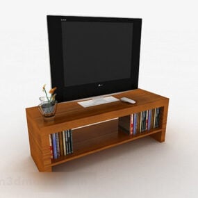 Furnitur Kabinet Tv Sederhana model 3d