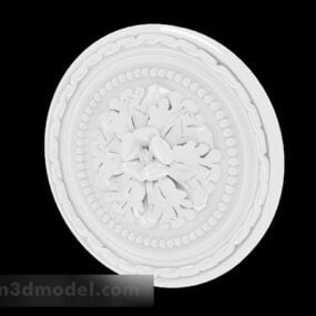 Simple And Delicate Stone Decoration 3d model