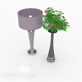 3д модель комбинированной вазы Fresh Home