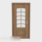 Yksinkertainen ja käytännöllinen puinen ovi