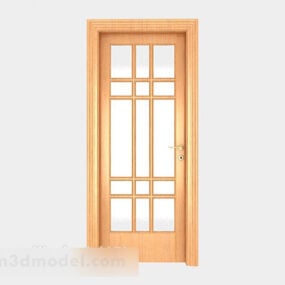 3д модель простой двери в ванную комнату