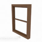 Simple Brown Lattice Window
