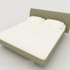 Simple Casual White Double Bed
