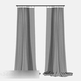 Einfaches Vorhang-3D-Modell