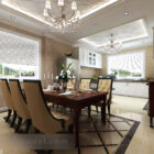 Eenvoudige stijl Home Dinning Room Interior
