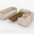 Sofa xám đơn giản