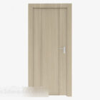 シンプルなグレーの木製ドア