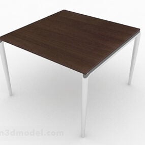 Enkel Hjem Spisebord Møbler 3d modell