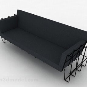 Model 3d Reka Bentuk Sofa Berbilang Kerusi Rumah