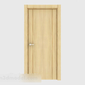 Simple Home Practical Room Door 3d model