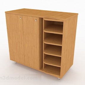 Simple Home Shoe Cabinet 3d model