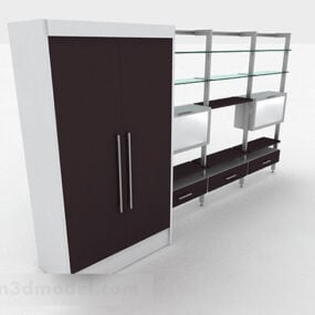 Armoire à la maison simple modèle 3D