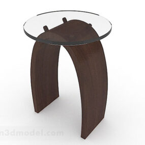 Simple Personality Round Dining Table 3d model