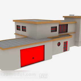 साधारण आवासीय घर फर्नीचर 3डी मॉडल