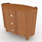 シンプルな木製ベッドサイドテーブル家具