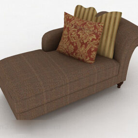 Single Fabric Sofa 3d model