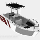 Small yacht 3d model