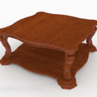 Muebles de mesa de café para el hogar de madera maciza